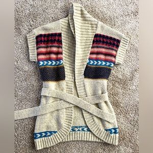 BKE Short Sleeve Cardigan size medium